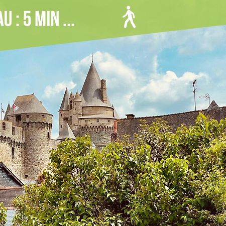 Joli Studio A Deux Pas Du Chateau Et Du Centre Vitré Exterior foto
