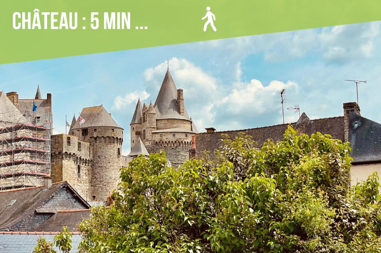 Joli Studio A Deux Pas Du Chateau Et Du Centre Vitré Exterior foto